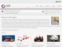 Tablet Screenshot of gxdlogistics.com